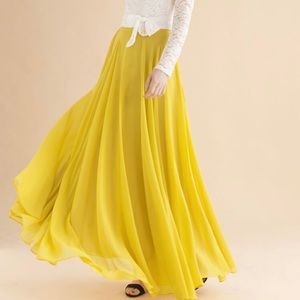 Chicwish chiffon skirt, NWOT